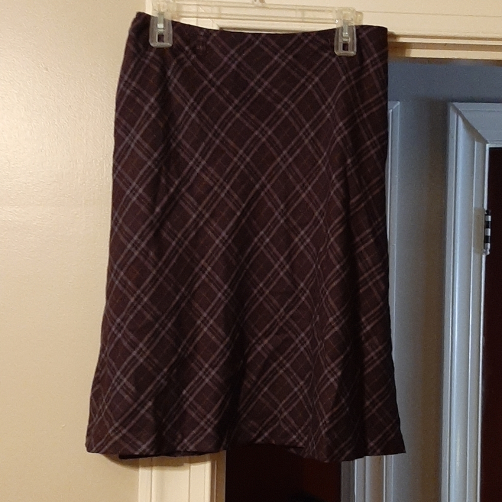 Purple and black skirt